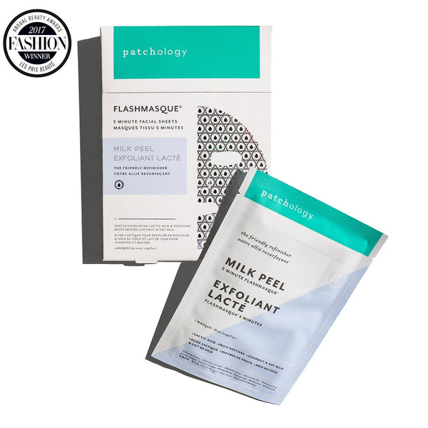 PATCHOLOGY - FLASHMASQUE® MILK PEEL 5 MINUTE SHEET MASK - Buy Online at Beaute.ae