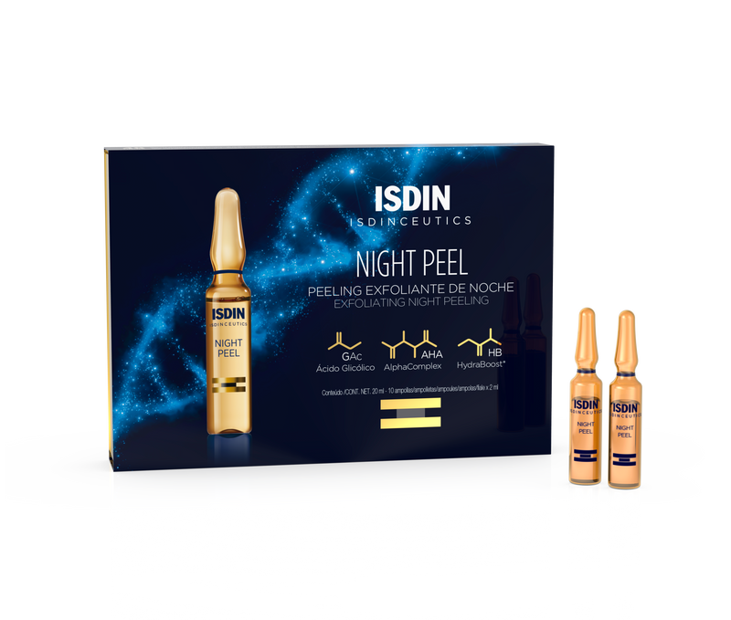 Isdin - ISDINCEUTICS Night Peel 10x2ml - Buy Online at Beaute.ae