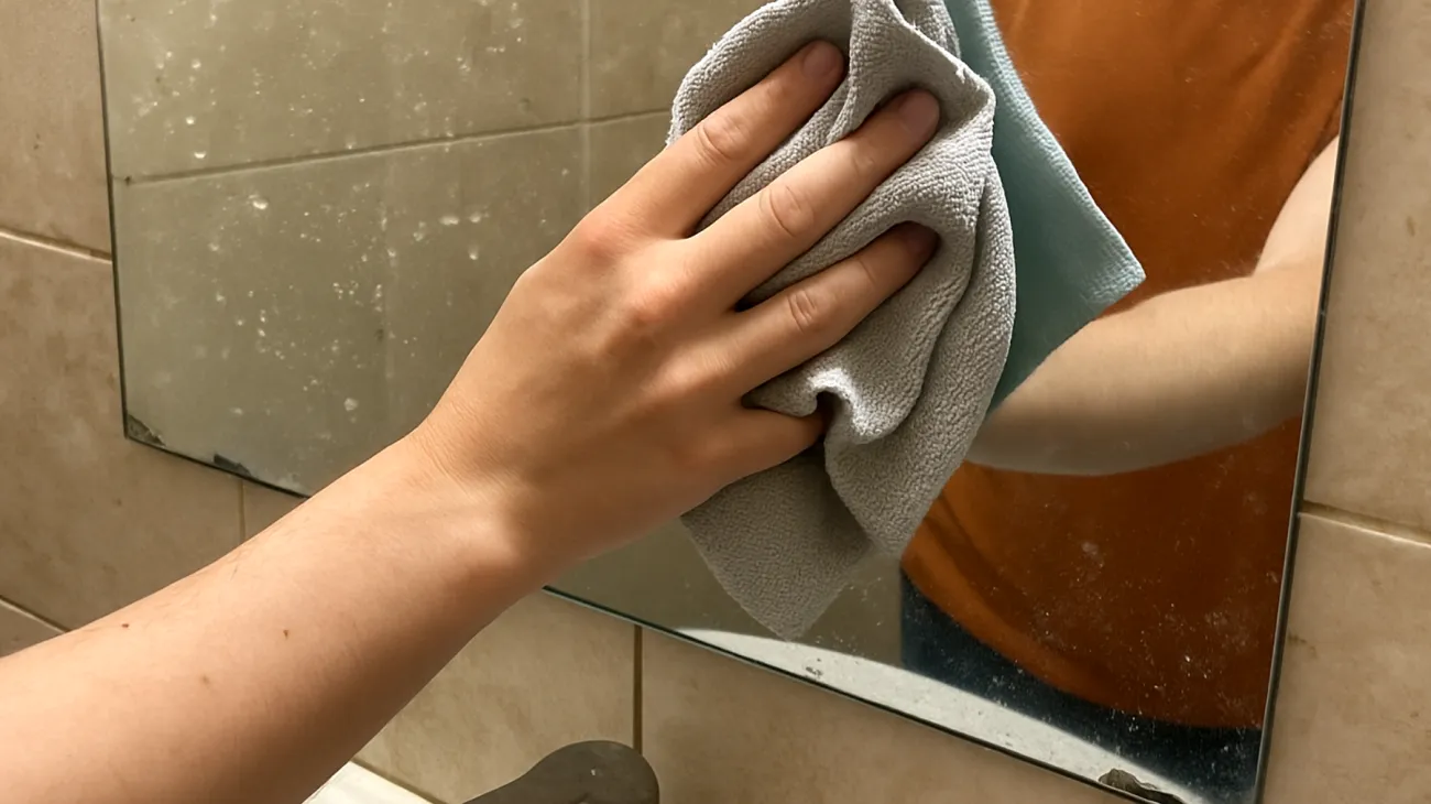 Bathroom mirror"