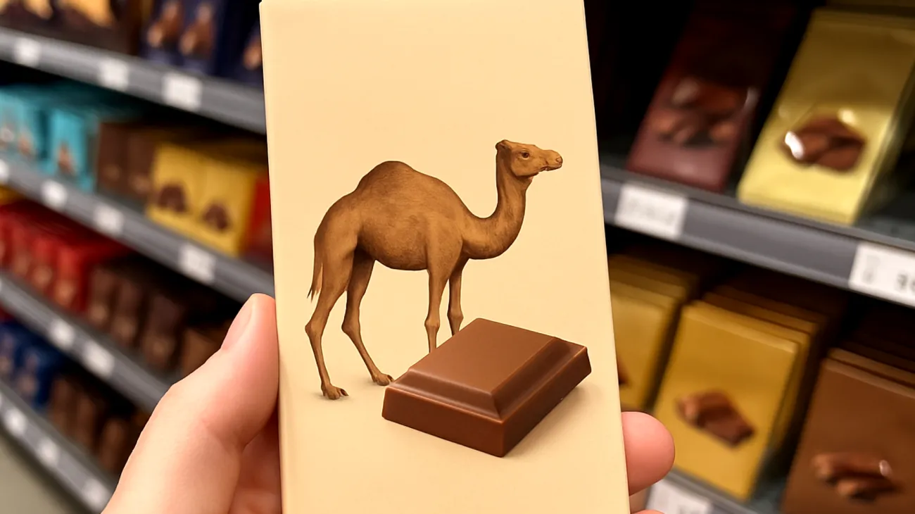 Camel milk chocolate"