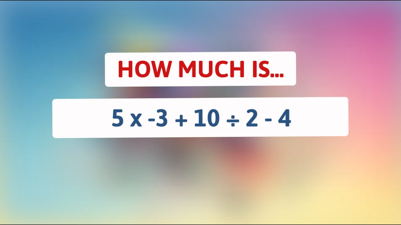 Solve This Math Riddle Only Geniuses Can Crack: Can You Figure It Out?"
